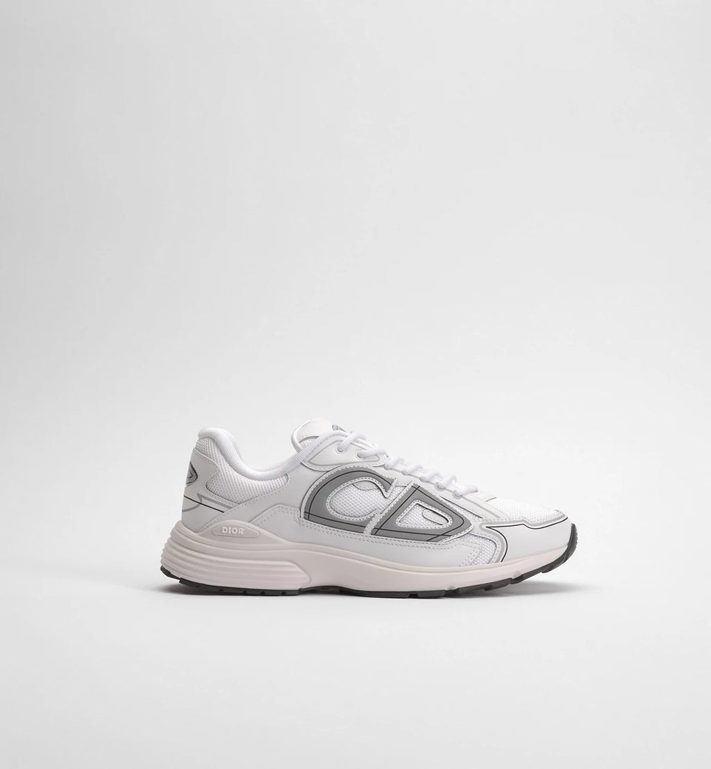 B30 Countdown Sneaker White Technical Mesh and White