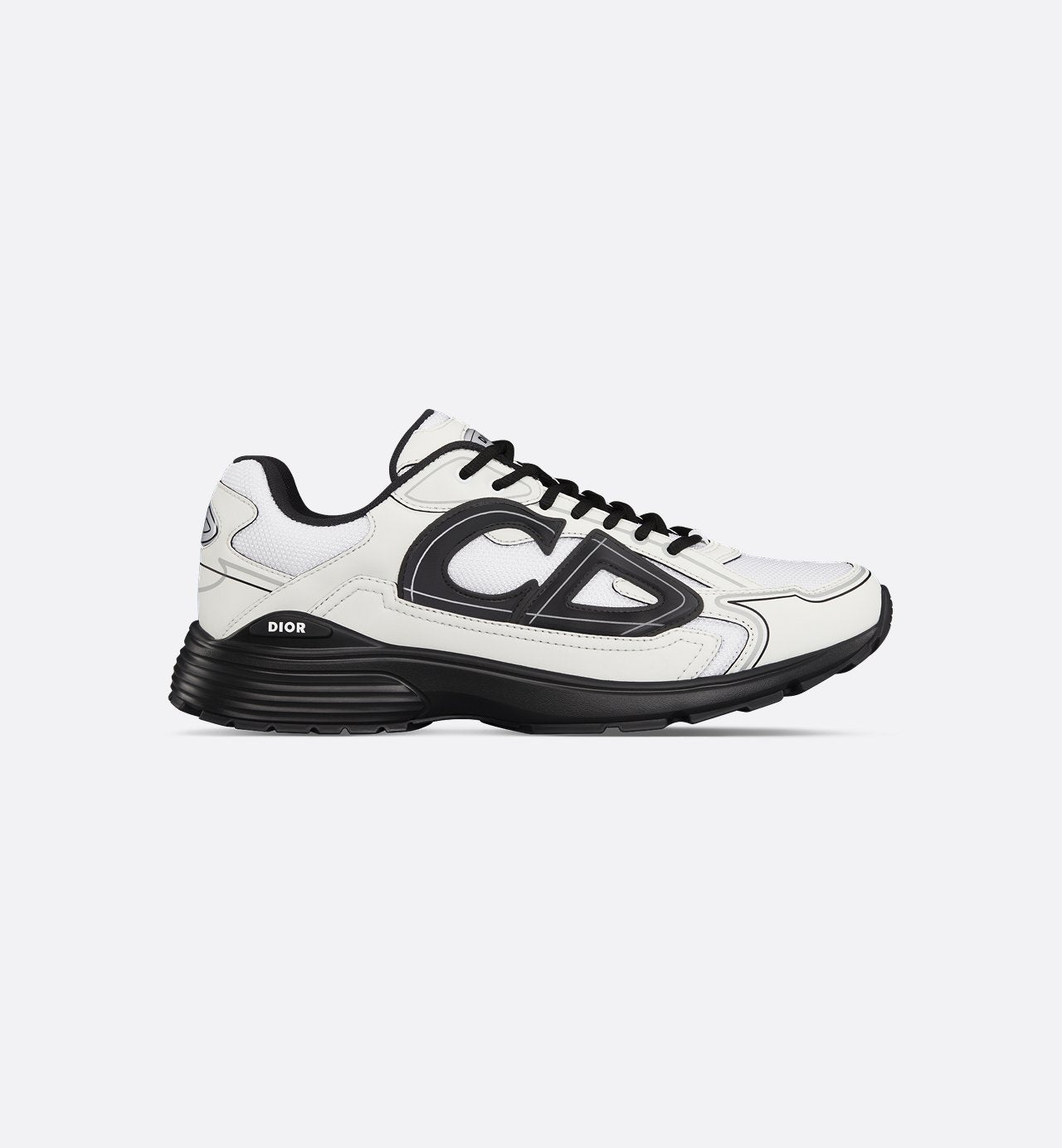 B30 Countdown Sneaker White Technical Mesh and White