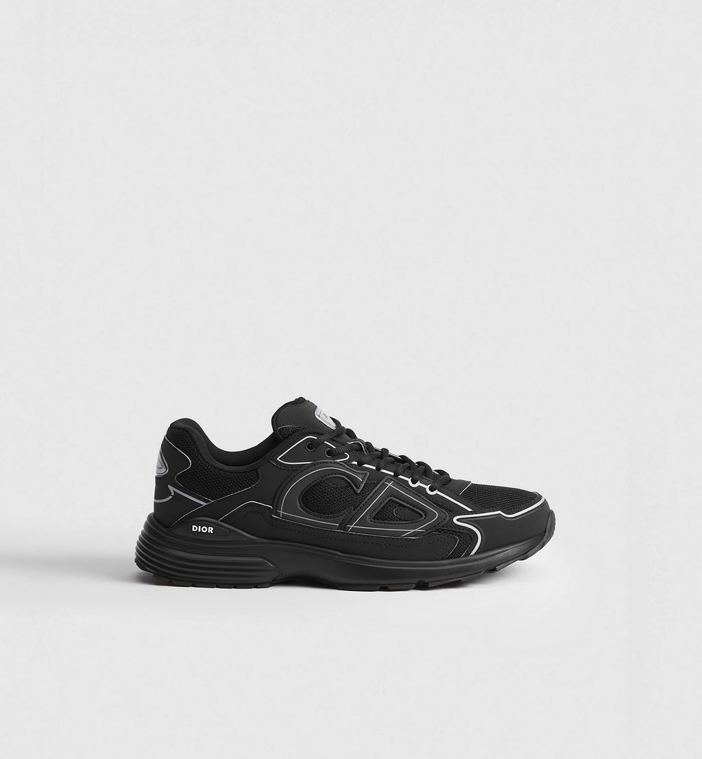 B30 Countdown Sneaker Black Technical Mesh and Black